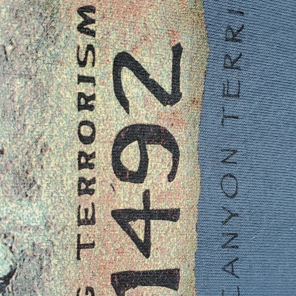 Homeland security,  Grand Canyon 1492 territory. Size med. Blue.. - Picture 3 of 7